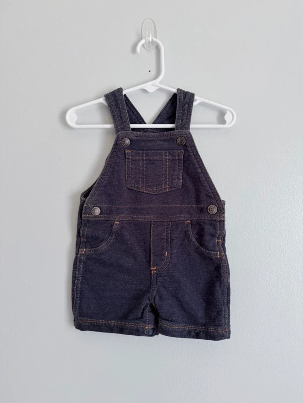Carter’s Baby Boys Denim Shortall Overalls 12M